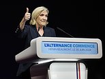 Far-right National Rally win first round of elections in France with leader Marine Le Pen declaring President Macron's alliance was 'almost wiped out' as it is forced into third