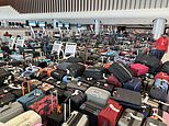 Furious passengers are left without baggage and medication abroad after Manchester Airport power cut chaos affected 90,000 holidaymakers - as delays continue today