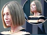 Justin Timberlake's wife Jessica Biel IGNORES his arrest drama: Actress looks tense as she returns to work following his wild night of drinking