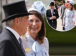 Kate Middleton's parents Carole and Michael make their first public appearance since their daughter's cancer diagnosis as they don formal wear for Ascot