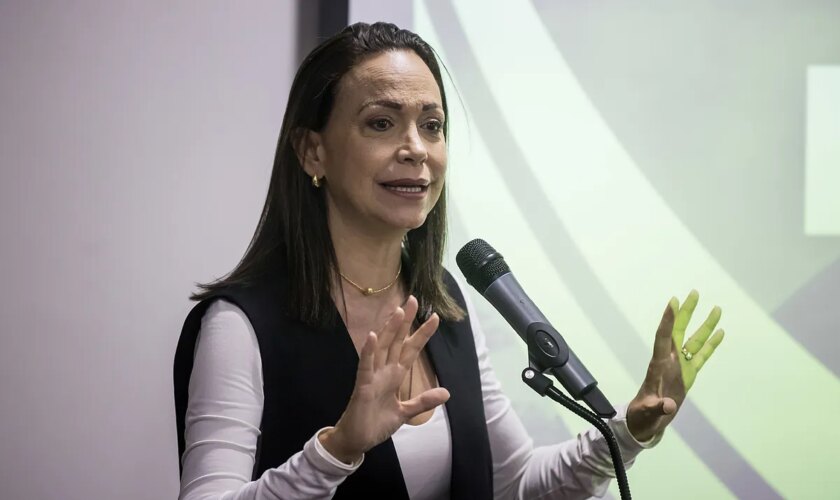 La líder opositora venezolana Maria Corina Machado intervendrá por videoconferencia en el Senado