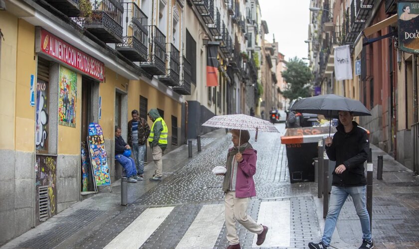 La lluvia en la mitad norte y el descenso de las temperaturas marcan las elecciones europeas