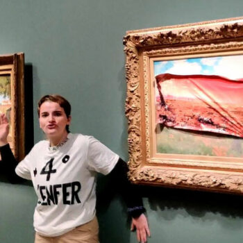 Musée d’Orsay : une militante en garde à vue après une action contre « Les Coquelicots » de Monet