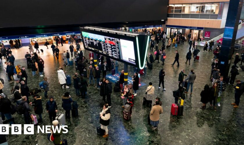 Rail services to and from London Euston disrupted