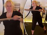 Rebel Wilson reveals bizarre gym habit as she shares a video of her intense workout
