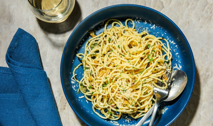 Spaghetti aglio e olio is a pantry pasta for the ages