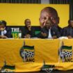Die ANC-Parteispitze bei einem Treffen im Juni