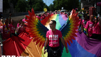Thousands cheer on annual Pride parade in London