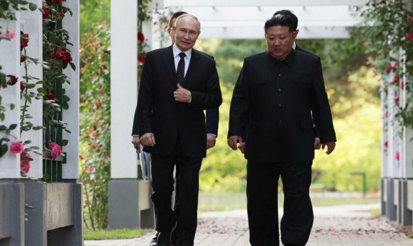 Vladimir Poutine et Kim Jong-un scellent une «alliance» militaire face à l’Occident