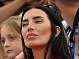 WAGs watch tense Three Lions clash with the Danes nervously as Southgate's men take on Denmark in Frankfurt - but Jude Bellingham's model 'girlfriend' posts from Paris