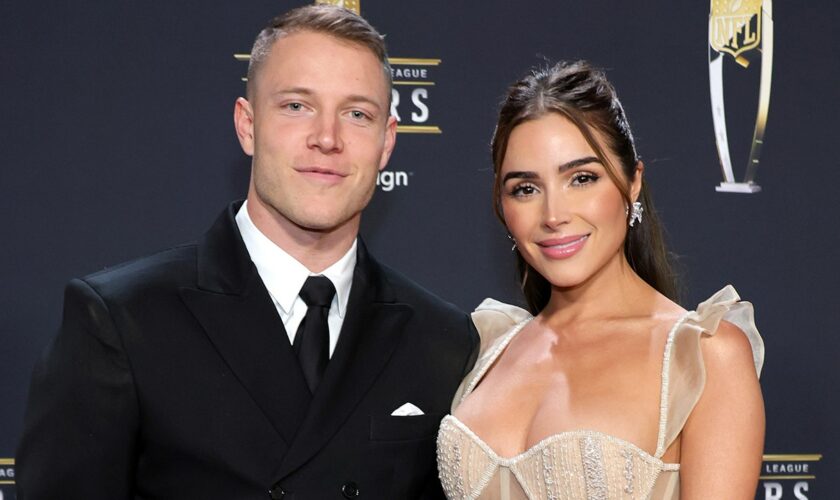49ers' Christian McCaffrey rips influencer over 'evil' post criticizing Olivia Culpo's wedding gown choice