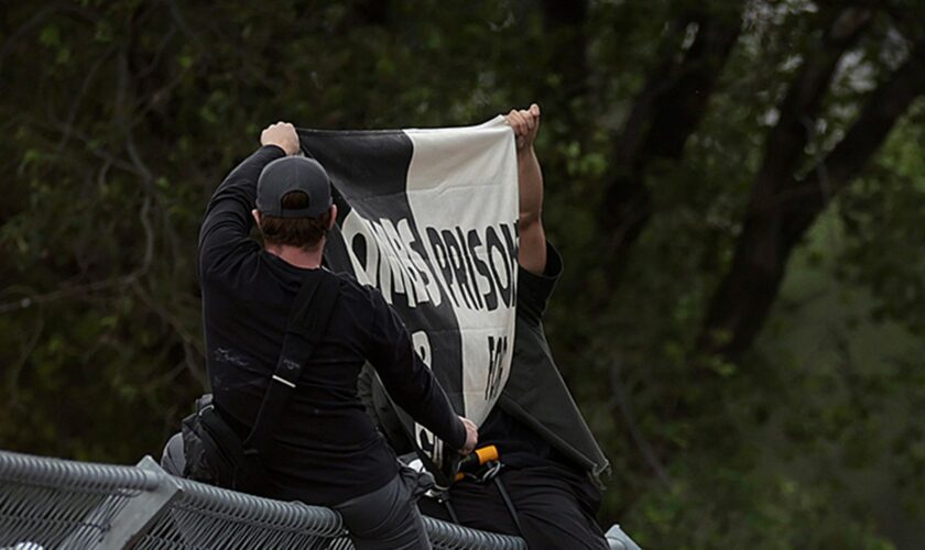 Anti-Israel protesters arrested after locking themselves inside fence at NASCAR's Chicago Street Race