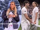 Wimbledon feud erupts between Alexander Zverev and Taylor Fritz's girlfriend as Morgan Riddle riles German during defeat before celebrating a 'win for the girls' amid assault accusations