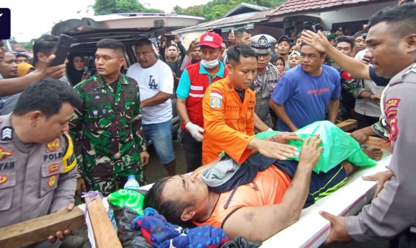 Schwerer Erdrutsch: Bislang 17 Tote in verschütteter Goldmine in Indonesien