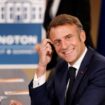 Emmanuel Macron au sommet de l'OTAN à Washington le 10 juillet 2024