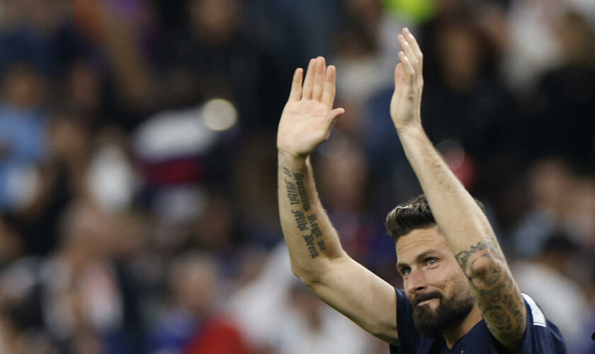 "Ma plus grande fierté et mon plus beau souvenir" : les adieux d'Olivier Giroud à l'équipe de France