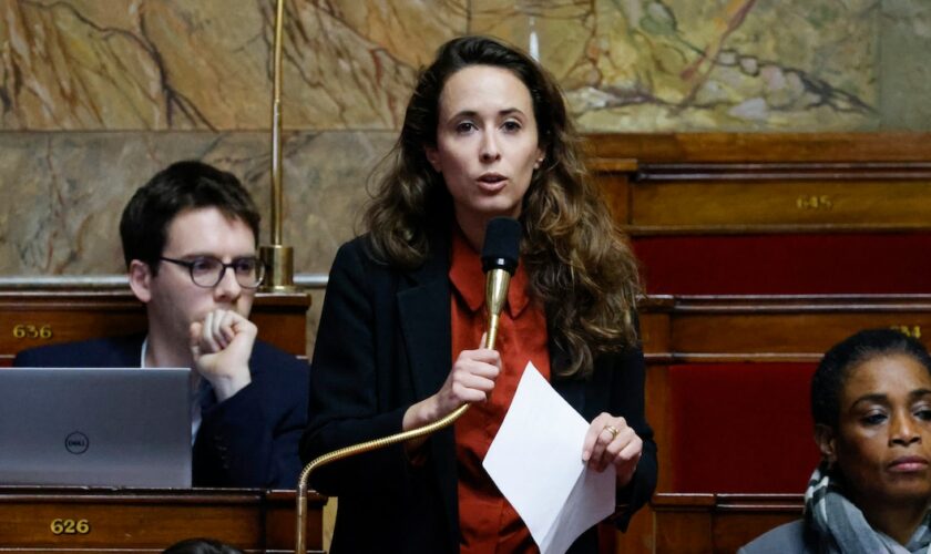 La députée Clémence Guette, membre de La France Insoumise (LFI), désormais vice-présidente de l'Assemblée nationale.
