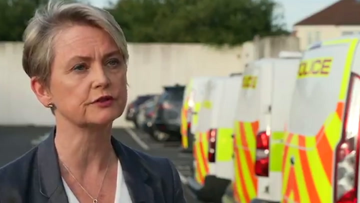 Home secretary condemns violent disorder in Leeds