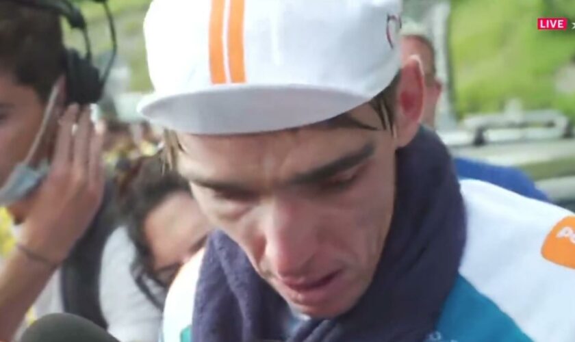 Tour de France : Romain Bardet en larmes à la veille de sa dernière étape