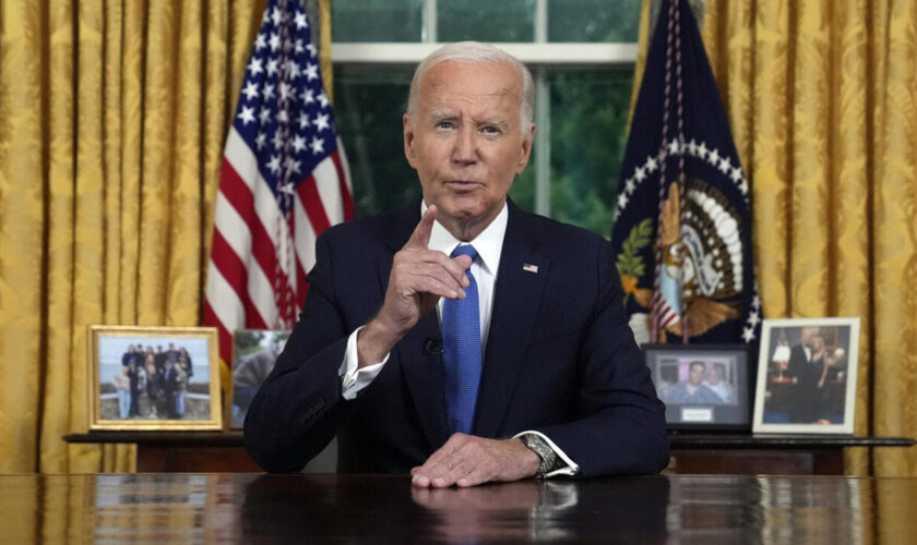 Joe Biden défend son retrait en disant vouloir "sauver la démocratie" et laisser place aux jeunes