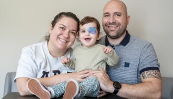 Toddler who had eye removed due to rare cancer gets new prosthetic design
