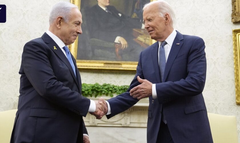 Besuch von Israels Premier: Netanjahu trifft sich mit Biden, Harris und Trump