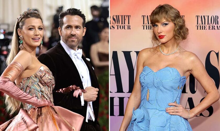 Taylor Swift seemingly hints she’s the godmother of Ryan Reynolds and Blake Lively’s children