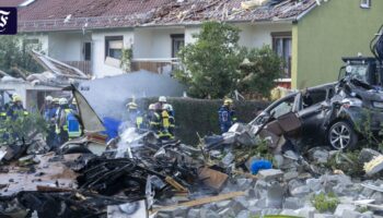 Nach Explosion: Toter aus Reihenhaus-Ruine in Memmingen geborgen
