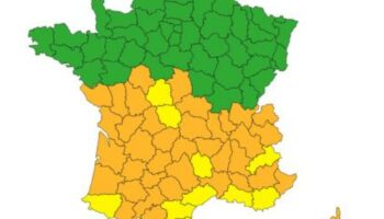 Météo-France place 39 départements en vigilance orange canicule pour lundi 29 juillet