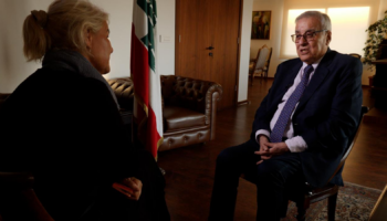 Lebanon's foreign minister Abdallah Bou Habib