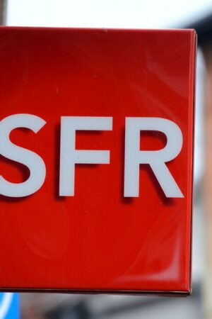 Une boutique SFR, alors que la filiale télécoms de Vivendi attend un repreneur