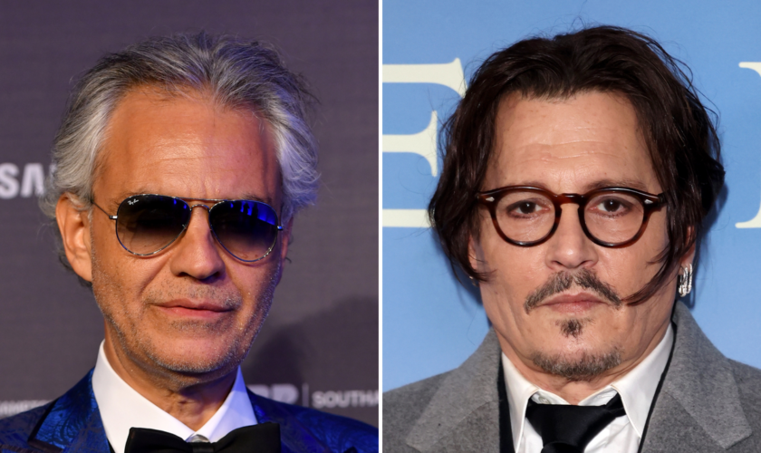 Andrea Bocelli declares Johnny Depp is a ‘rockstar loved and applauded everywhere’