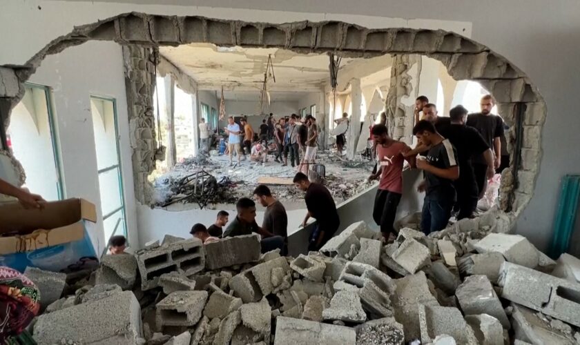 Attacks in Gaza and Israel kill more than 40, many of them children