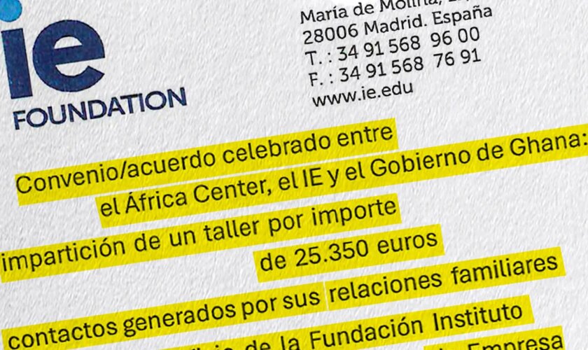 Begoña Gómez se comprometió con el IE a no usar "contactos familiares" en su beneficio