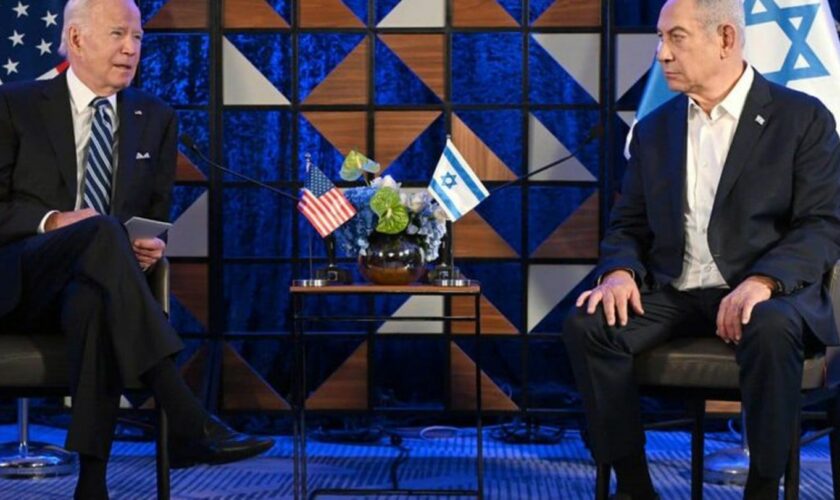 Netanjahu trifft Biden (Archivbild) Foto: Avi Ohayon/GPO/dpa