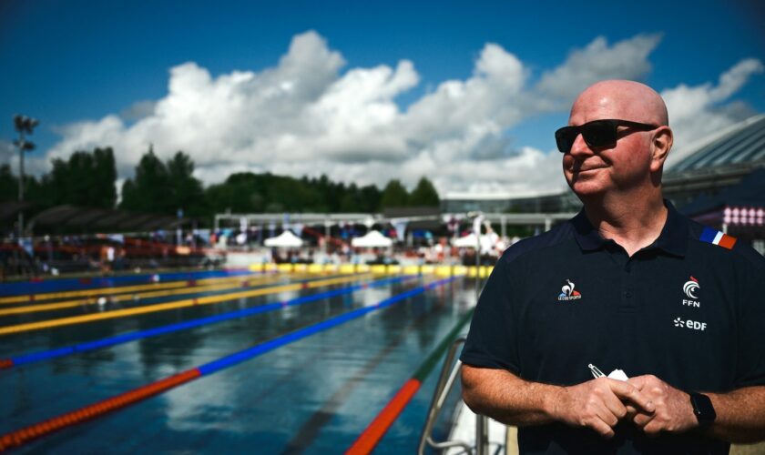 Bob Bowman, a fixture of U.S. swimming, represents France on the pool deck