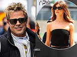 Brad Pitt and stylish Daisy Edgar-Jones join man-bag toting Lewis Hamilton - and his pooch - at star-studded British Grand Prix preview as four-day racing extravaganza kicks off at Silverstone