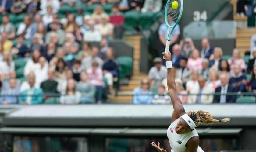 Coco Gauff isn’t wasting any time in early Wimbledon rounds