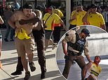 Copa America final descends into chaos as fans COLLAPSE in crush, hundreds sneak in through vents... and up to 7000 ticketless supporters are allowed in by shambolic organizers