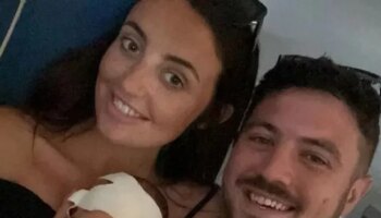 Couple trapped abroad after 'babymoon' break interrupted by early birth of their son