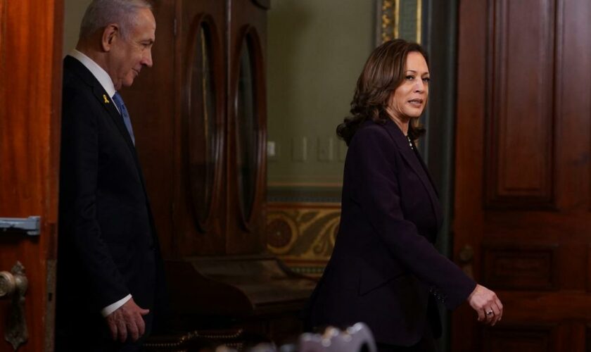 Glacial tête-à-tête entre Kamala Harris et «Bibi» Netanyahou
