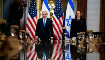 Harris calls for cease-fire and hostage release, after Netanyahu meeting