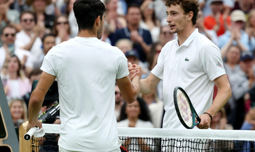 Humbert-Alcaraz : à Wimbledon, le Français bouscule le numéro un mondial mais s’arrête en 8e de finale