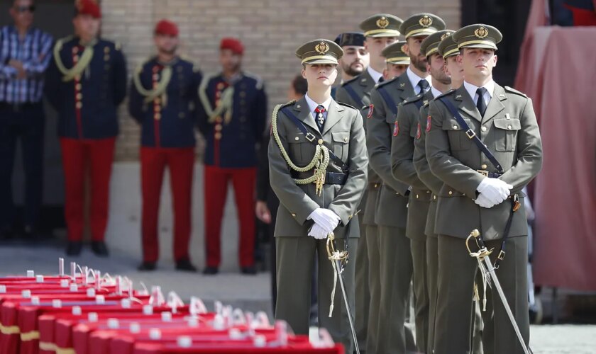 La Princesa de Asturias finaliza su etapa de formación en la Academia General Militar