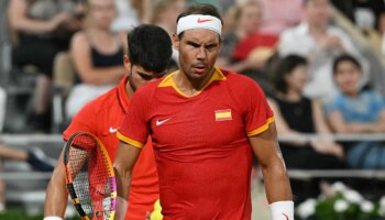 Los expertos Krajicek y Ram derrotan a Nadal y Alcaraz y su pareja queda como recuerdo y ejemplo