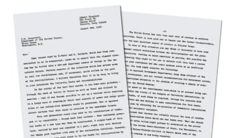 Millones por la carta de Einstein que desencadenó la bomba atómica de Oppenheimer
