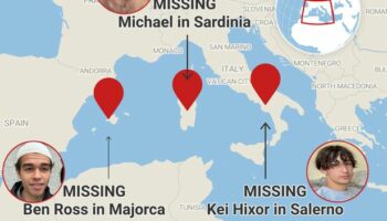 Missing Brits in Europe mapped - all of the unexplained cases as tourists disappear