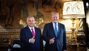 Orban habla sobre "paz" en el encuentro con Trump en Florida, tras verse con Putin