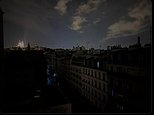 Paris is hit by a 'power blackout', claim social media users - a day after city was battered by rain and transport system was brought to its knees by protesters