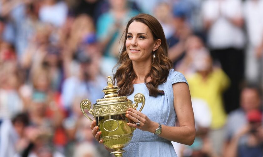 Princess Kate will attend men’s Wimbledon final, palace says